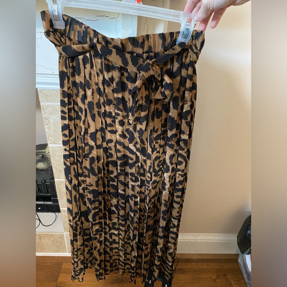 Womens Athena Marie Leopard Skirt